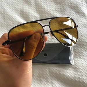 Quay x Desi Perkins Olive High Key Sahara Aviators